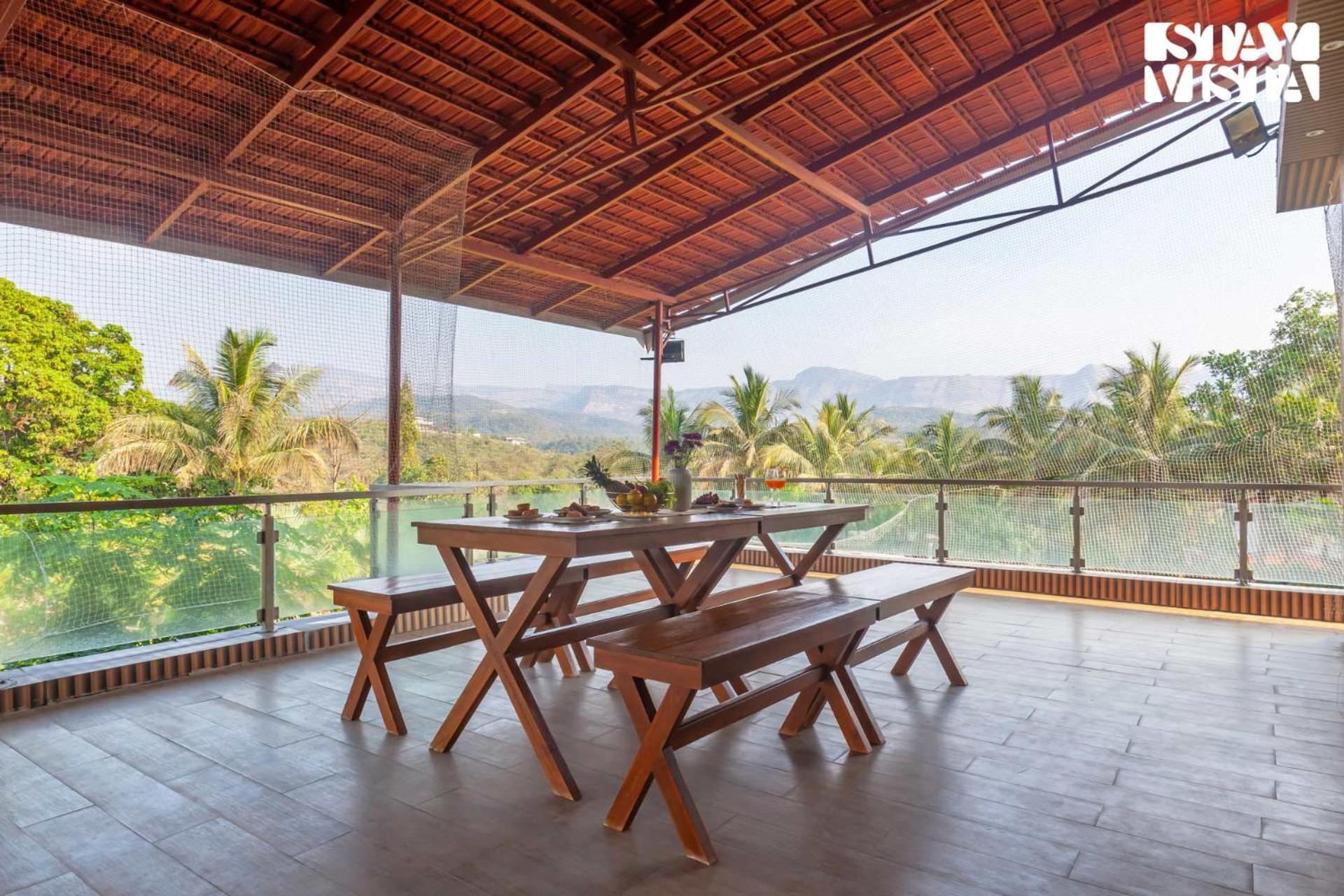 Stayvista'S Firefly Mountain Retreat - Villa With Private Pool, Gazebo & Terrace Карджат Екстериор снимка